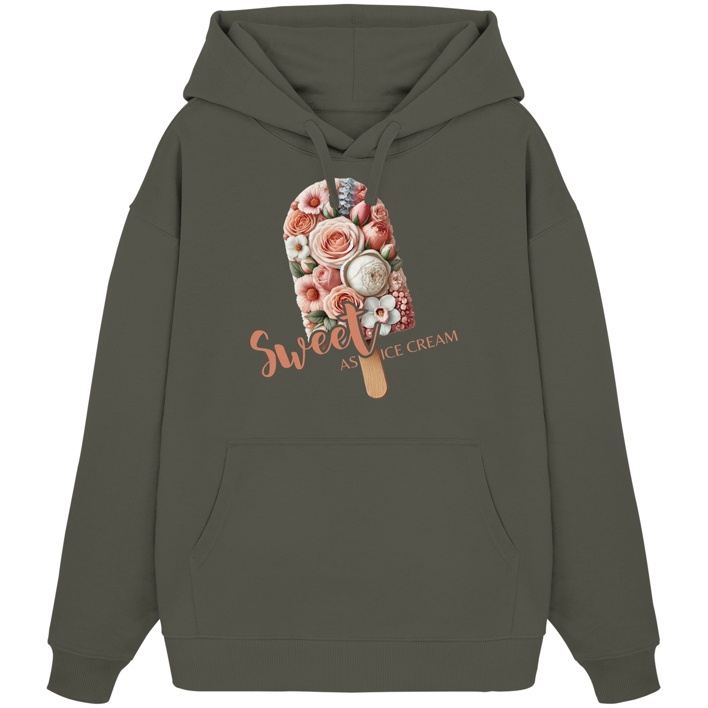 Sweet as Ice Cream - Organic Oversize Hoodie