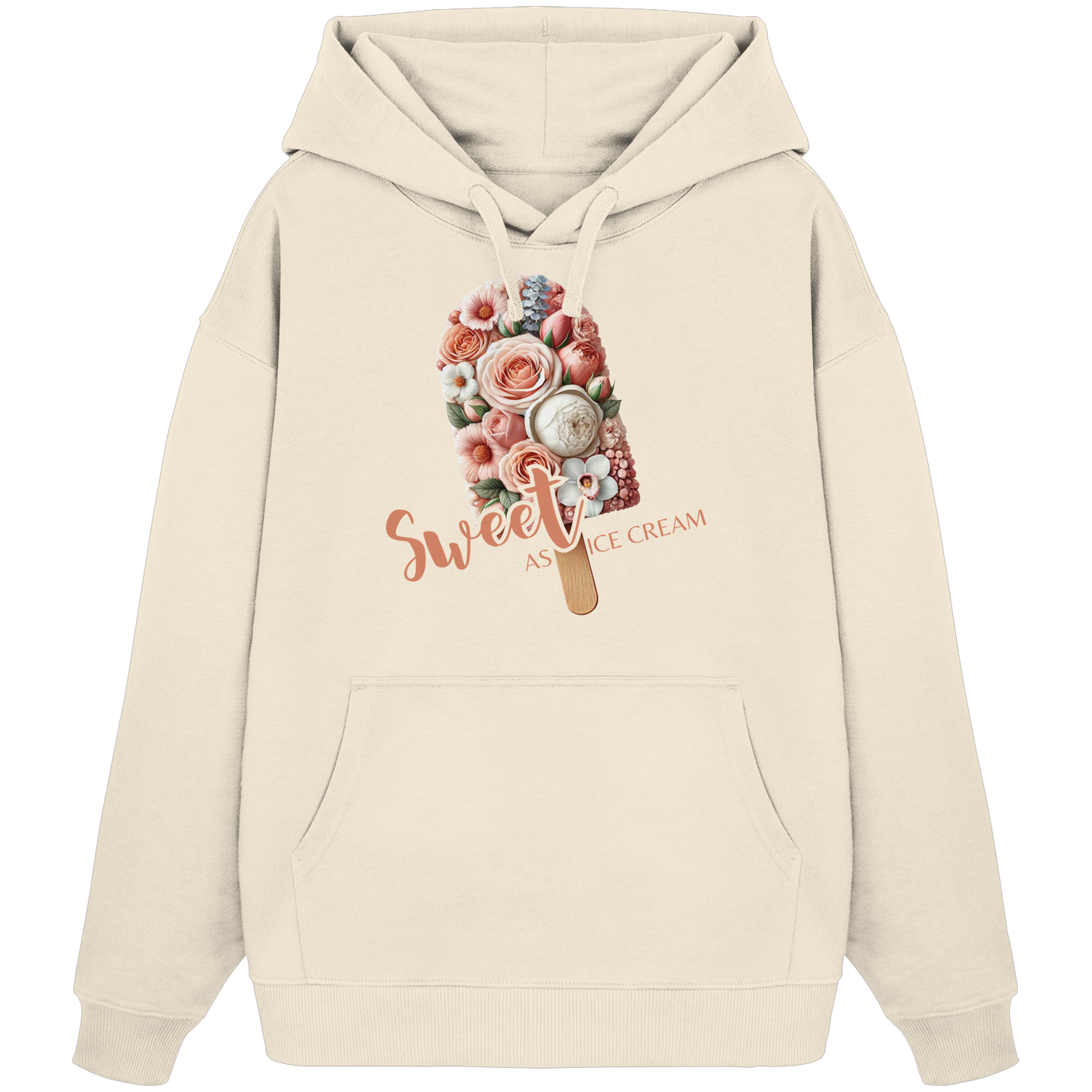 Sweet as Ice Cream - Organic Oversize Hoodie