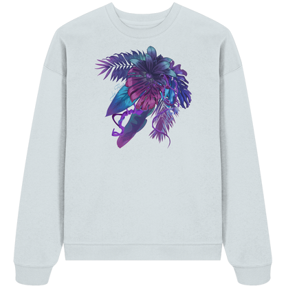 Purple Jungle - Organic Oversize Sweatshirt