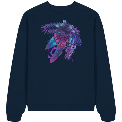Purple Jungle - Organic Oversize Sweatshirt