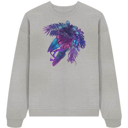 Purple Jungle - Organic Oversize Sweatshirt