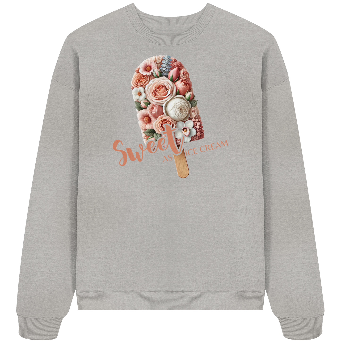Sweet as Ice Cream - Organic Oversize Sweatshirt