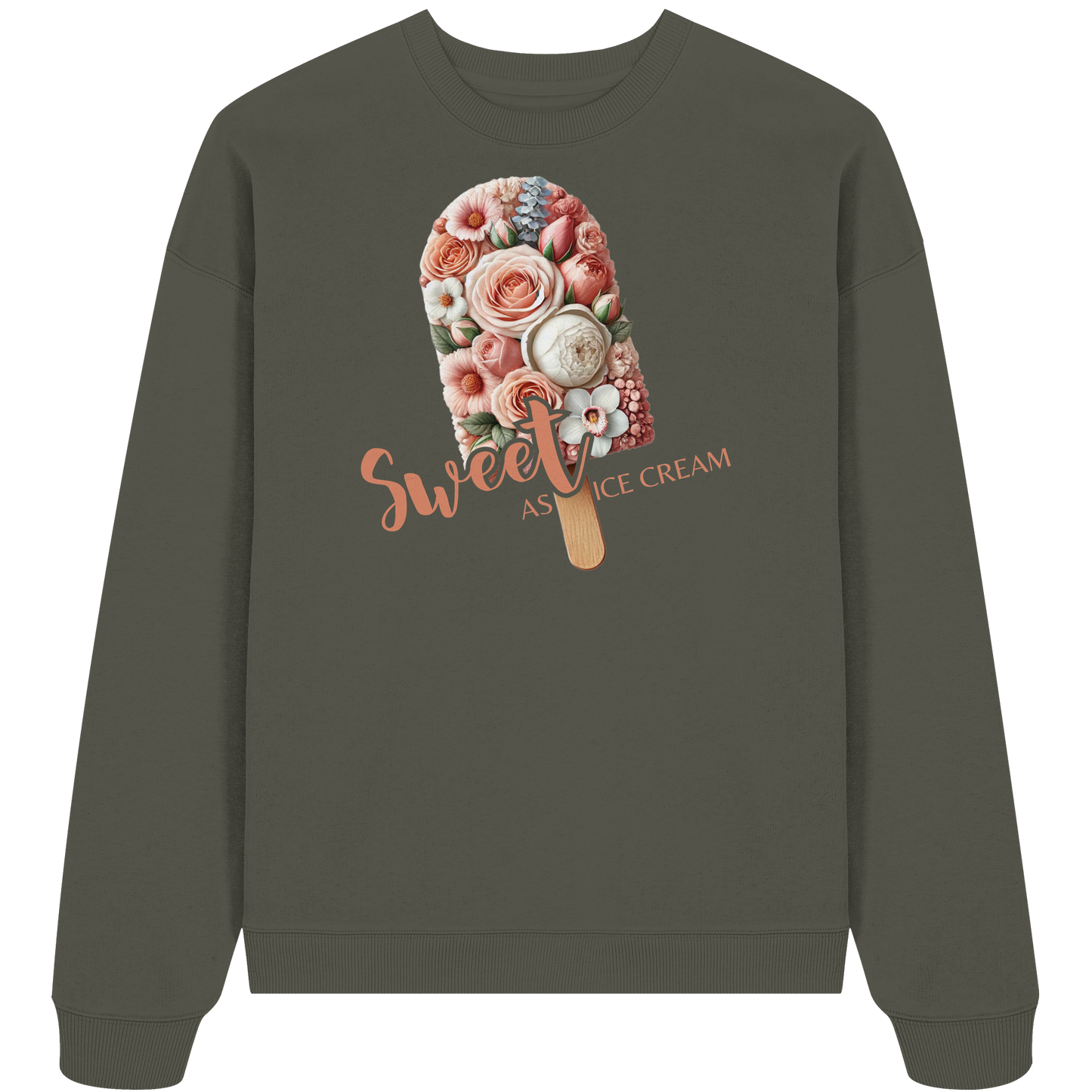 Sweet as Ice Cream - Organic Oversize Sweatshirt