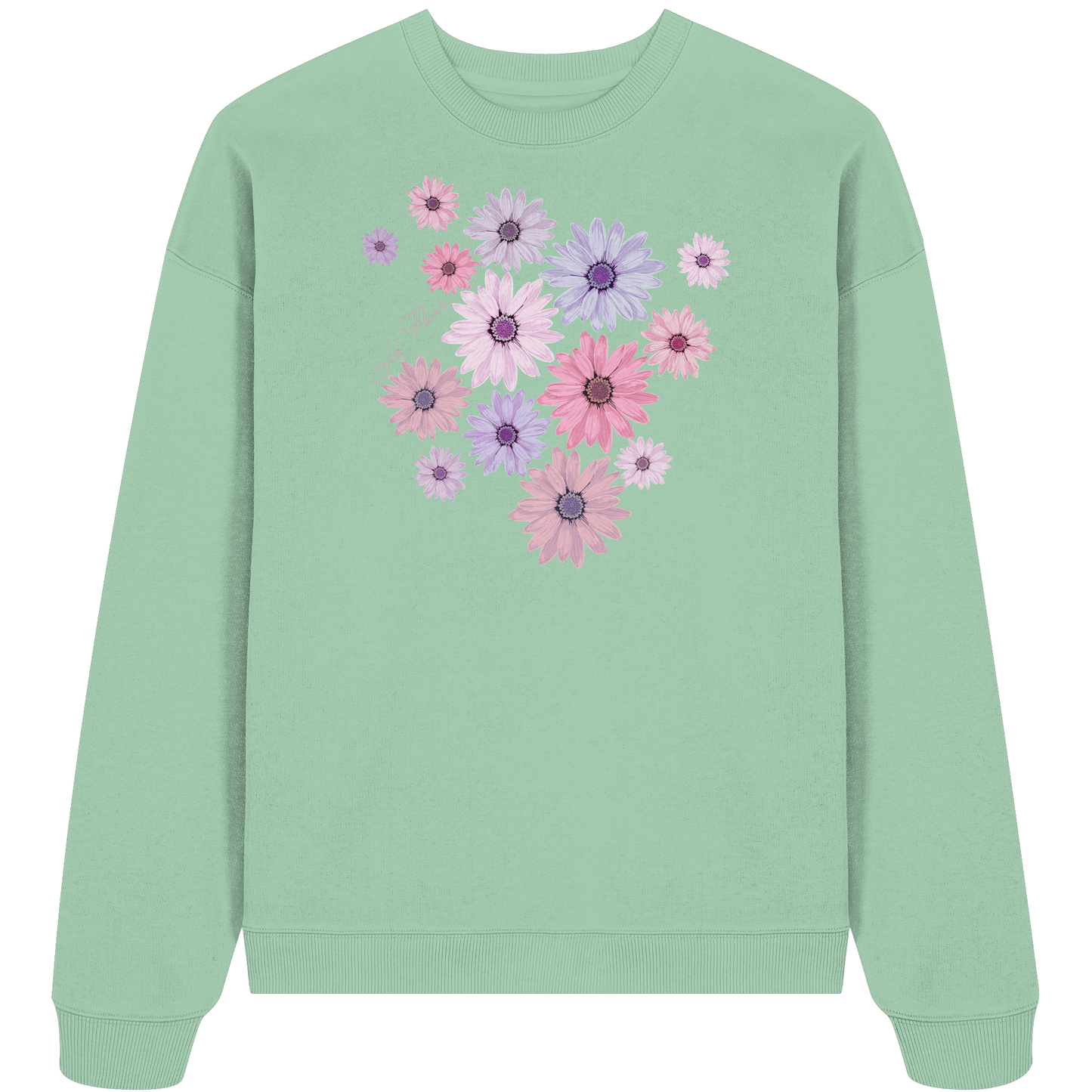 Full of Flowers - Organic Oversize Sweatshirt