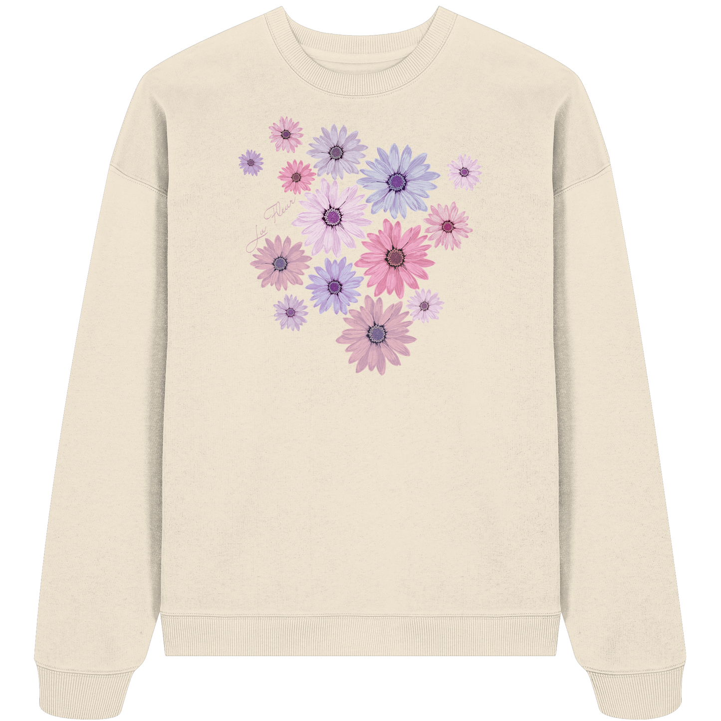 Full of Flowers - Organic Oversize Sweatshirt