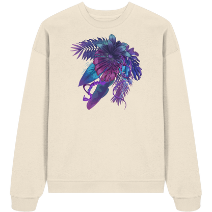 Purple Jungle - Organic Oversize Sweatshirt
