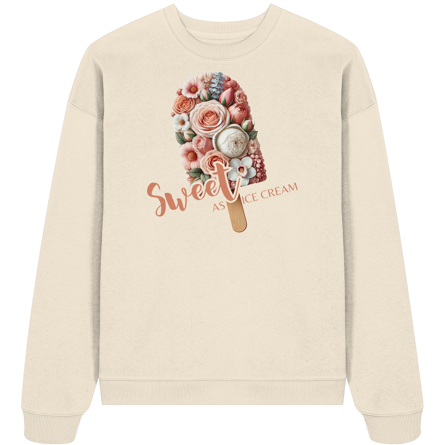 Sweet as Ice Cream - Organic Oversize Sweatshirt