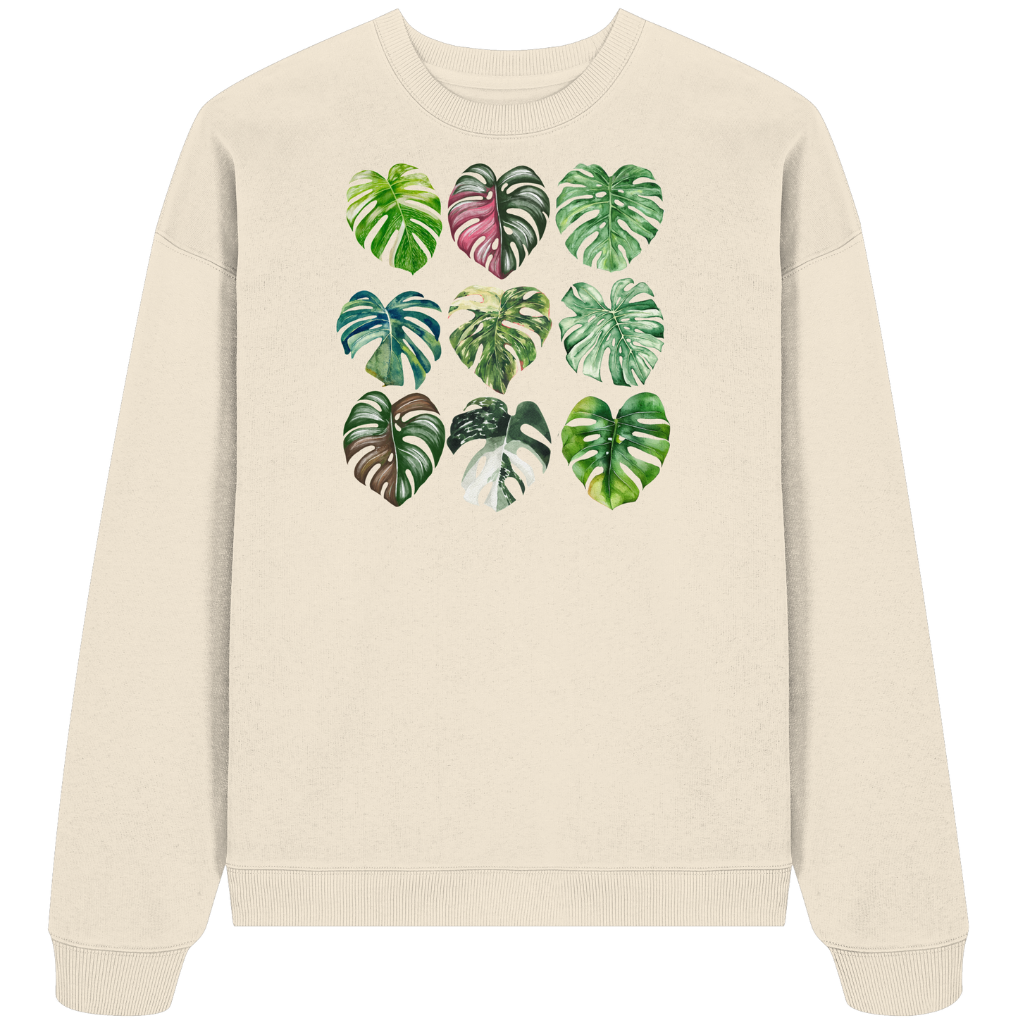 Full of Monstera - Organic Oversize Sweatshirt