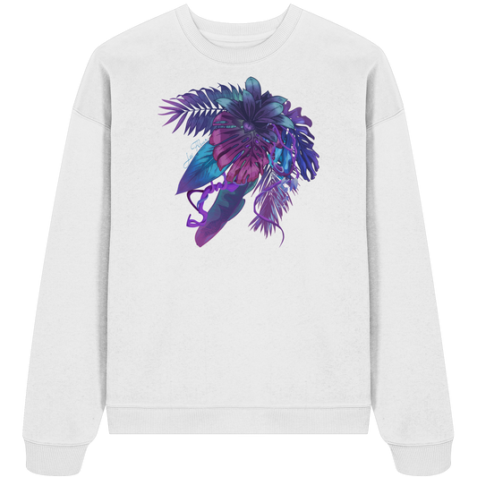 Purple Jungle - Organic Oversize Sweatshirt