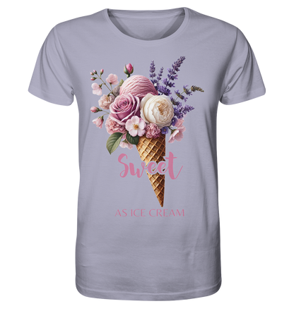 Sweet as Ice Cream - Plum - Organic Shirt
