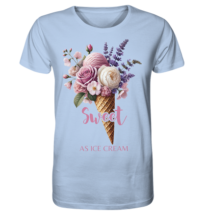 Sweet as Ice Cream - Plum - Organic Shirt