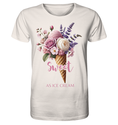 Sweet as Ice Cream - Plum - Organic Shirt