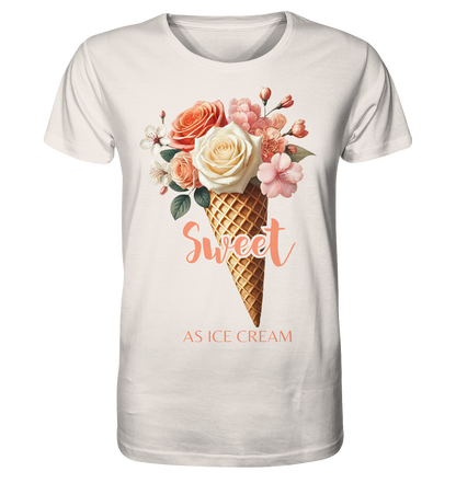 Sweet as Ice Cream - Peach - Organic Shirt