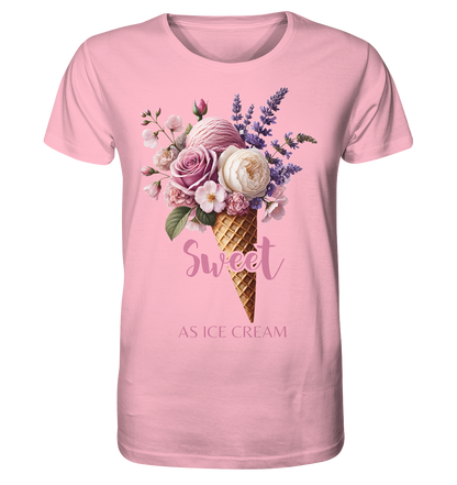 Sweet as Ice Cream - Plum - Organic Shirt